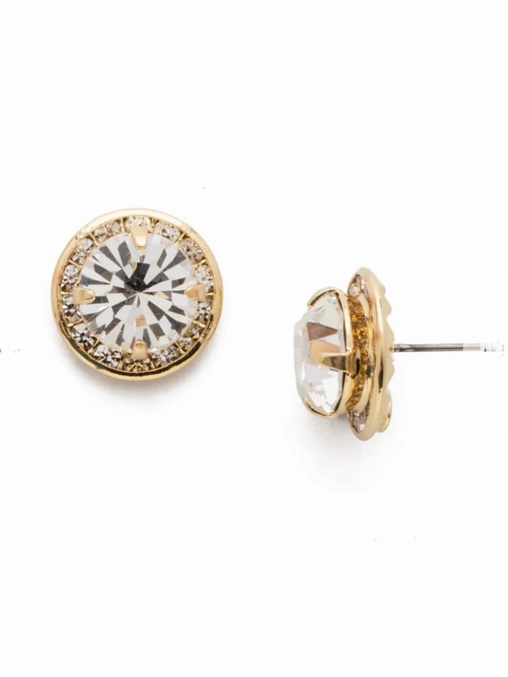 Sorrelli Dua Stud Earrings Crystal Bling